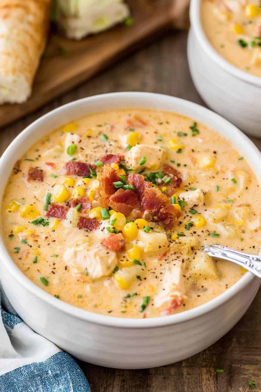 Craving Comfort Make This Divine Chicken Corn Chowder Www